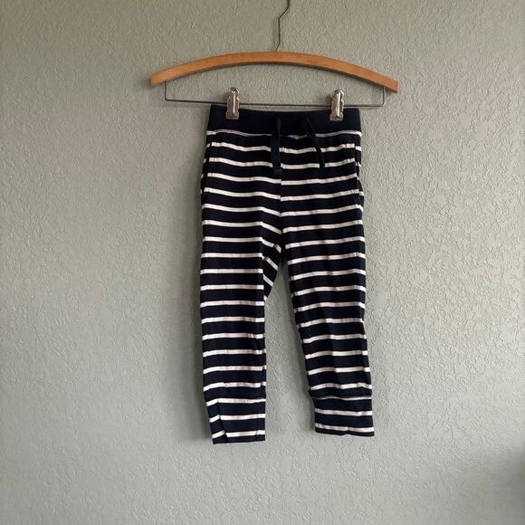 Gap Boys 3T Striped Pants / Joggers Blue Drawstring - Picture 1 of 7
